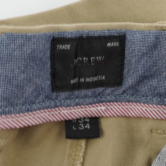 New JCREW Mens Size 34 / 34 770™ Straight-fit stretch chino pant in Khaki - Picture 4 of 7